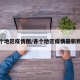 各个地区疫情图/各个地区疫情最新数据