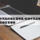 疫情中风险的地区是哪里/疫情中风险地区和高风险地区有哪些